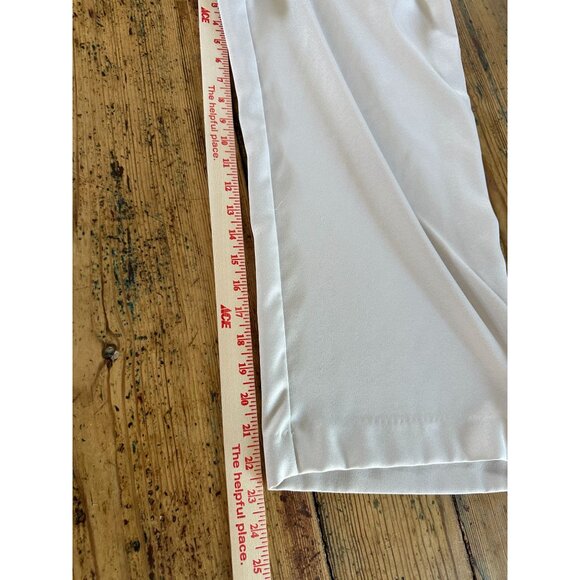 Lauren Conrad Womens tan Pants Medium wide leg belt polyester elastic waist - Picture 8 of 8